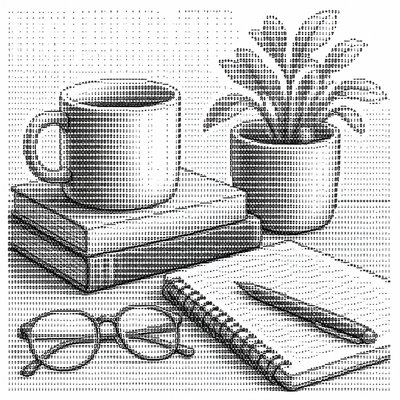 still life with everyday objects