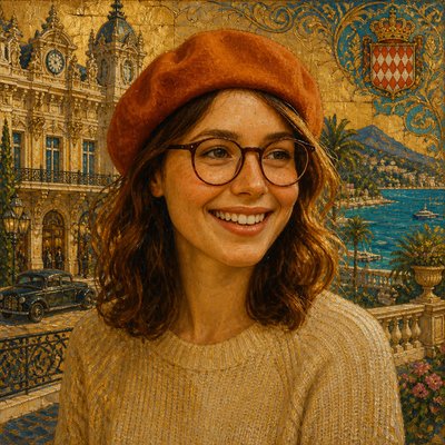 Monaco Art Style Style Transfer Example