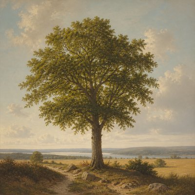 a tree in nature