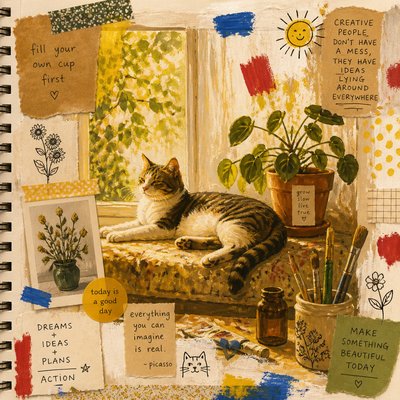a cat lounging in a sunlit window
