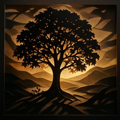 a tree in nature