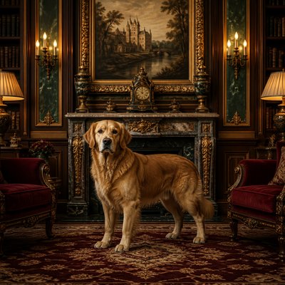 animal standing in natural pose — Traditional Interior Design