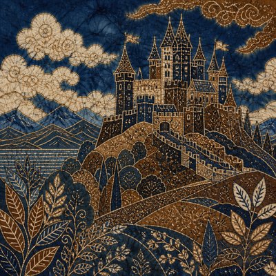 majestic castle on a hilltop