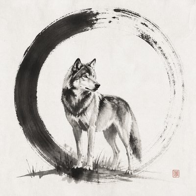 animal standing in natural pose