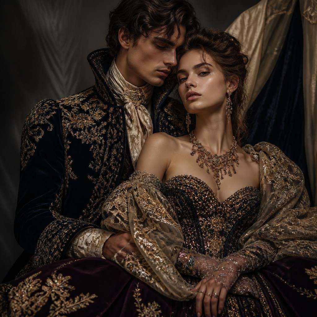portrait of two people together