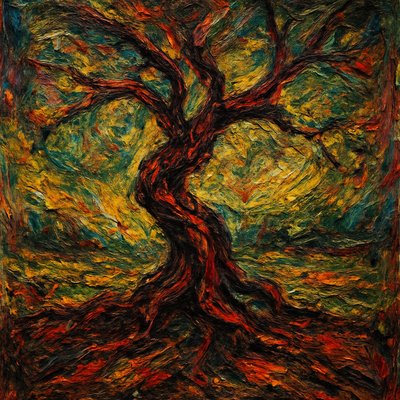 a tree in nature