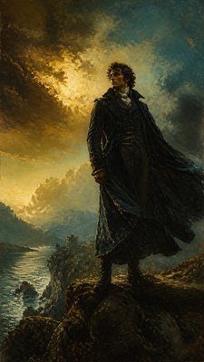 full-length portrait of an elegant figure