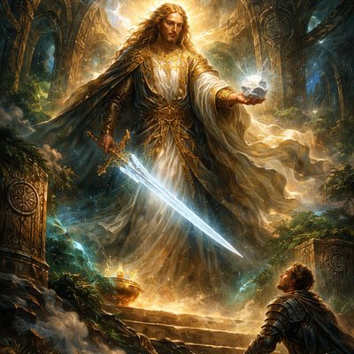 “And to the angel of the church in Pergamos write; These things saith he which hath the sharp sword with two edges; He that hath an ear, let him hear what the Spirit saith unto the churches; To him that overcometh will I give to eat of the hidden manna, and will give him a white stone, and in the stone a new name written, which no man knoweth saving he that receiveth it.” (Revelation 2:12,17, KJV)
