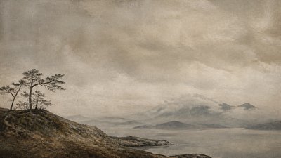 sweeping panoramic landscape with a dramatic sky