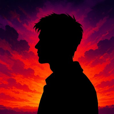 Sunset Silhouette Art Style preview