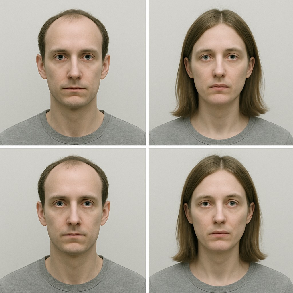 portrait of two people together