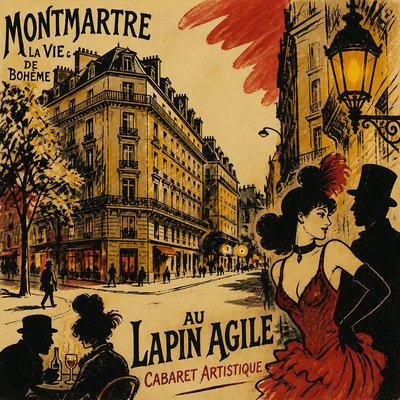 Montmartre Art Style Style Transfer Example