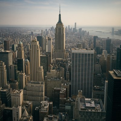 New York City aerial view