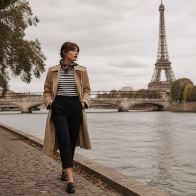 wide landscape with natural scenery — Parisian Chic Fashion Style
