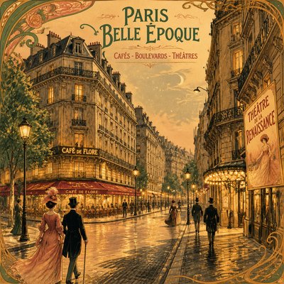 Belle Époque Art Style Style Transfer Example