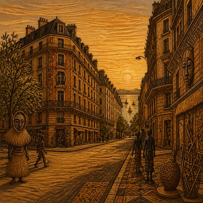 Malawian Art Style Style Transfer Example