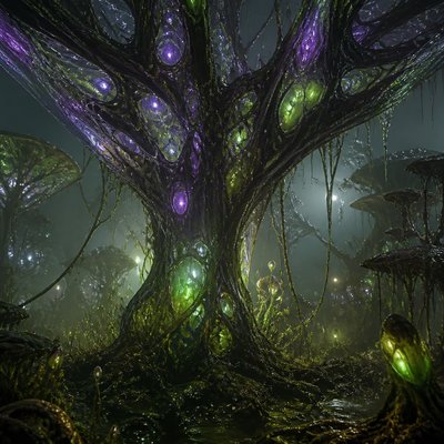 a tree in nature