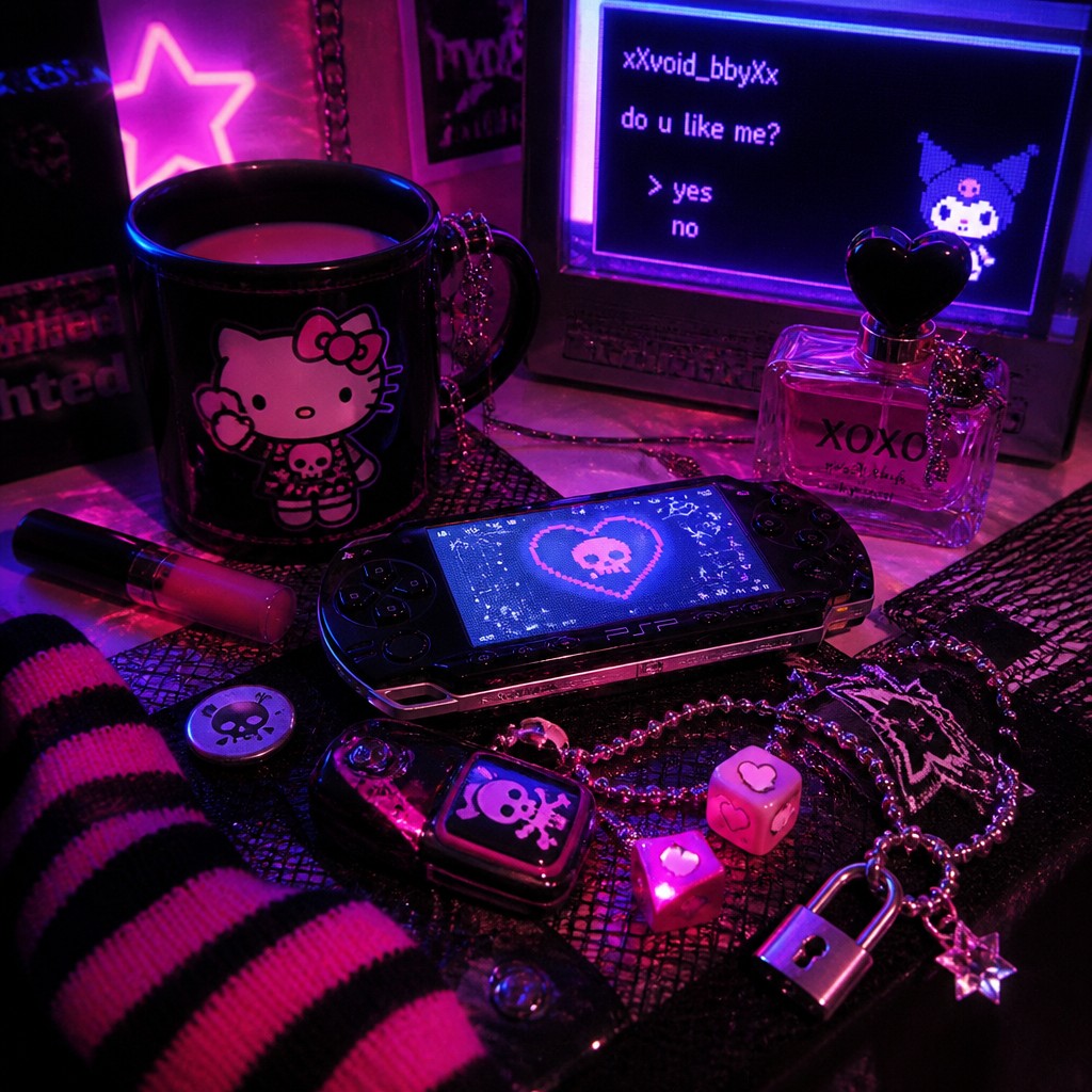 still life with everyday objects — E-Girl Aesthetic