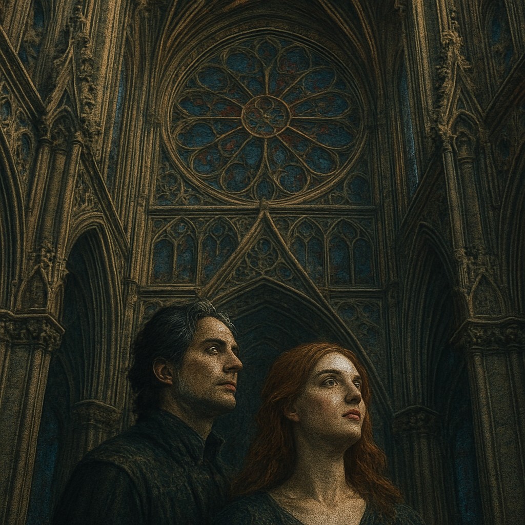 portrait of two people together