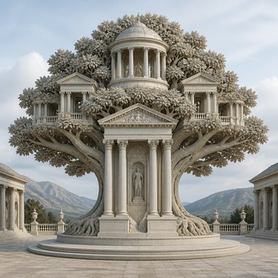 a tree in nature — Neoclassical Architecture