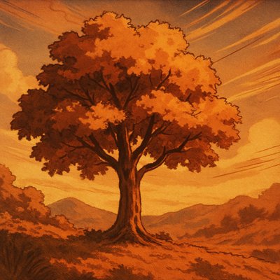 a tree in nature
