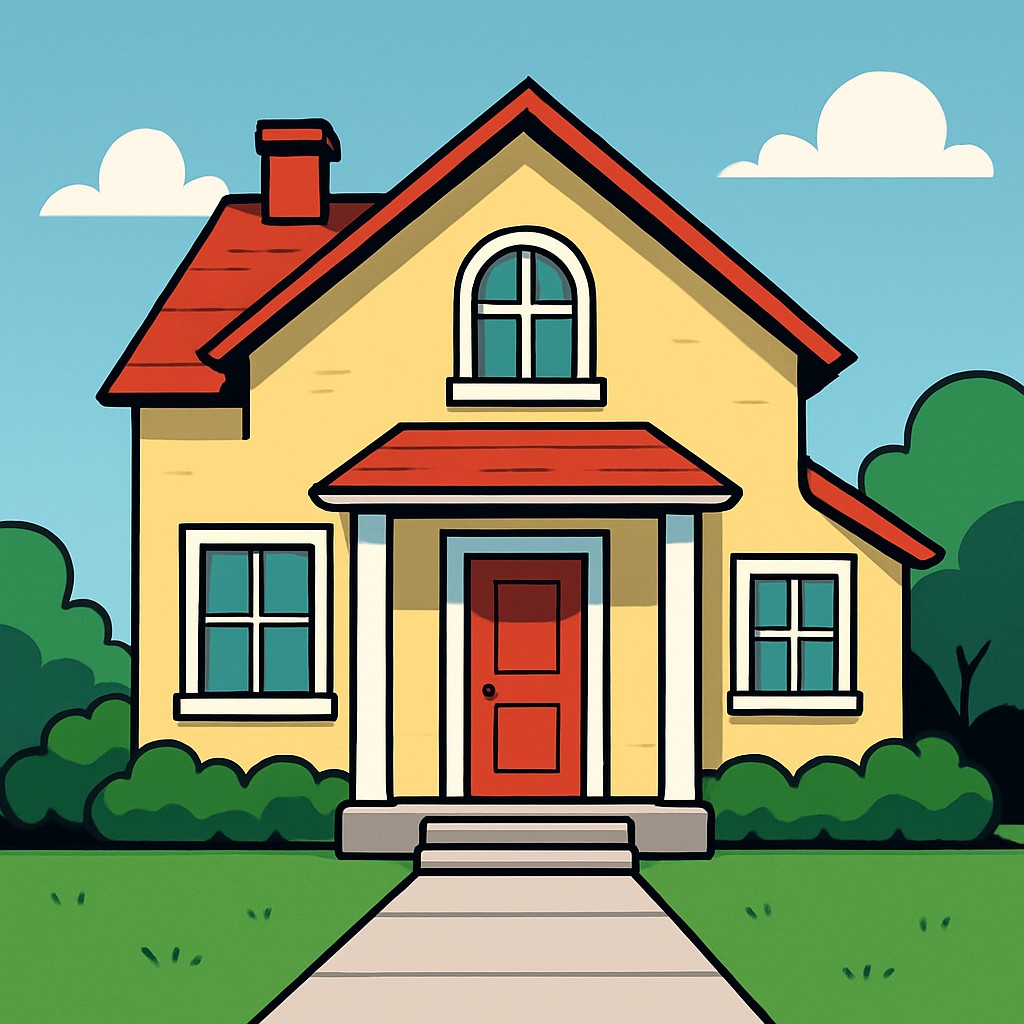 house with front view
