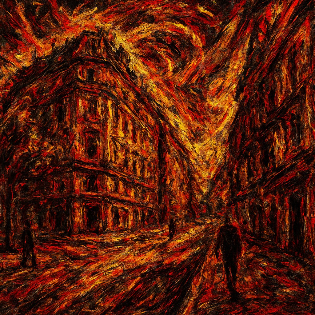 Nature's Wrath Expressionism Art Style Style Transfer Example