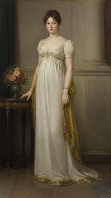 full-length portrait of an elegant figure