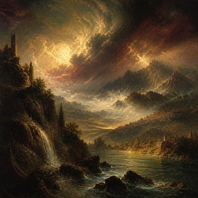 wide landscape with natural scenery
