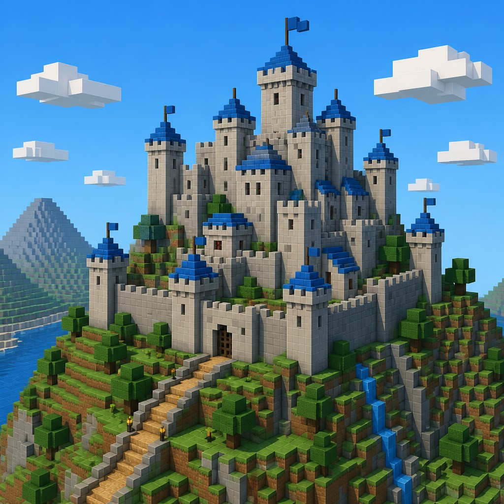 majestic castle on a hilltop