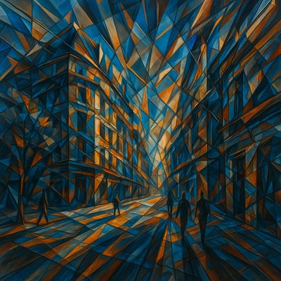 Cubo-Futurism Art Style Style Transfer Example