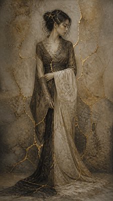 full-length portrait of an elegant figure