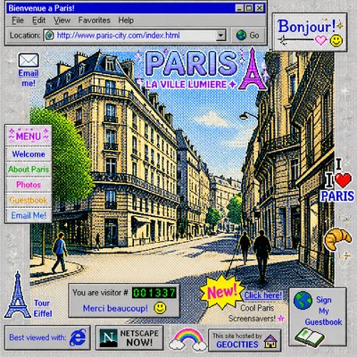 Webcore Aesthetic Style Transfer Example