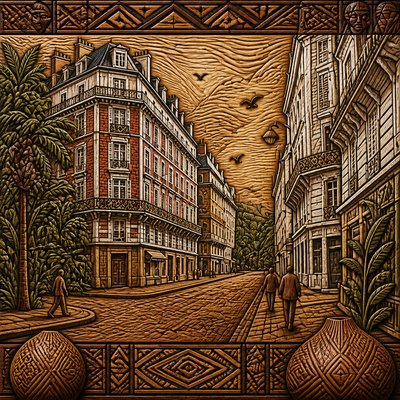 Surinamese Art Style Style Transfer Example