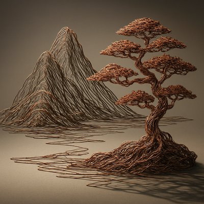 Bonsai Wire Sculpture 2