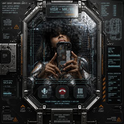a woman holding a cell phone in front of her face
