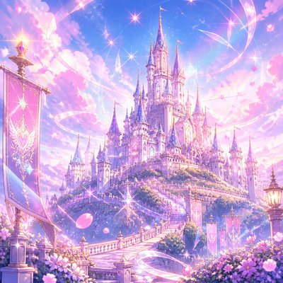 majestic castle on a hilltop