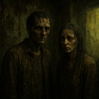 portrait of two people together
