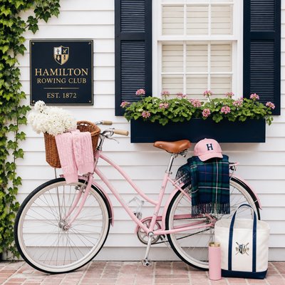 bicyle resting against a wall — Preppy Aesthetic