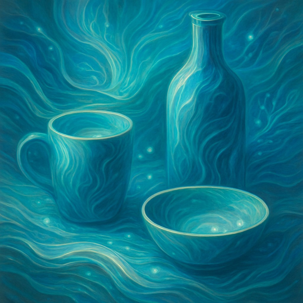 still life with everyday objects