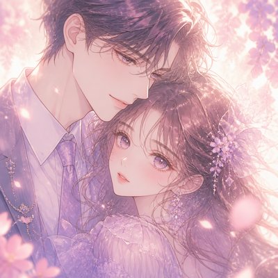 portrait of two people together