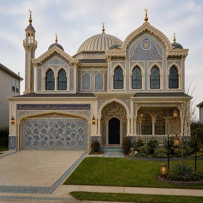 Islamic Architecture Style Transfer Example