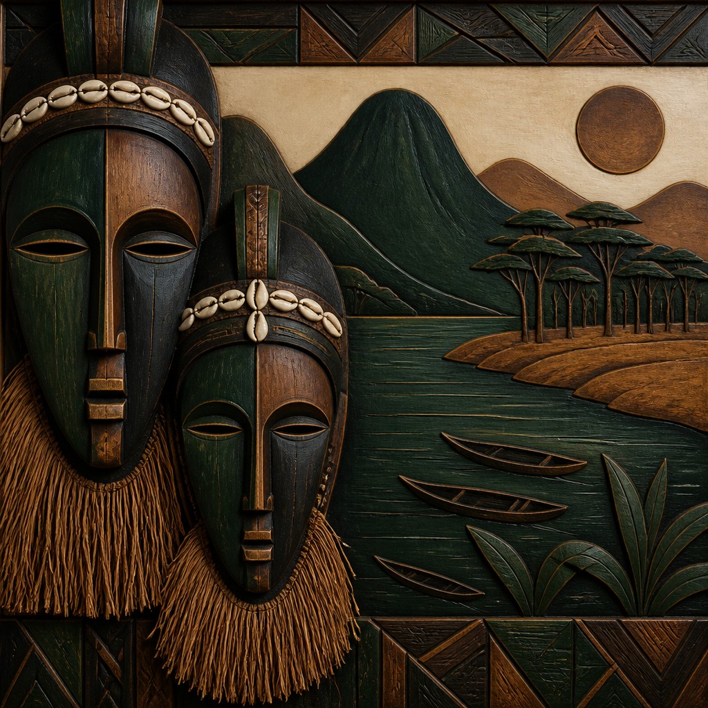 Liberian Art Style example artwork 2