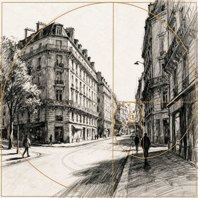 Golden Ratio Art Style Style Transfer Example