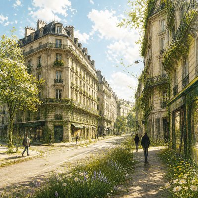 Naturecore Aesthetic Style Transfer Example
