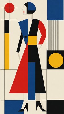 full-length portrait of an elegant figure
