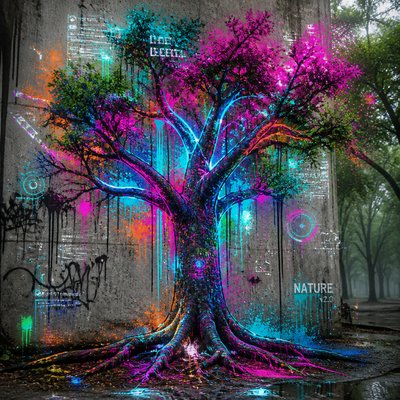 a tree in nature