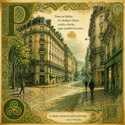 Irish Art Style Style Transfer Example