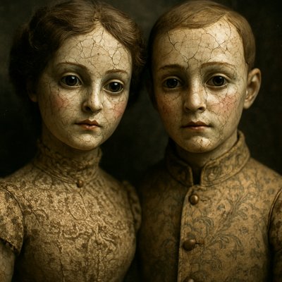 portrait of two people together