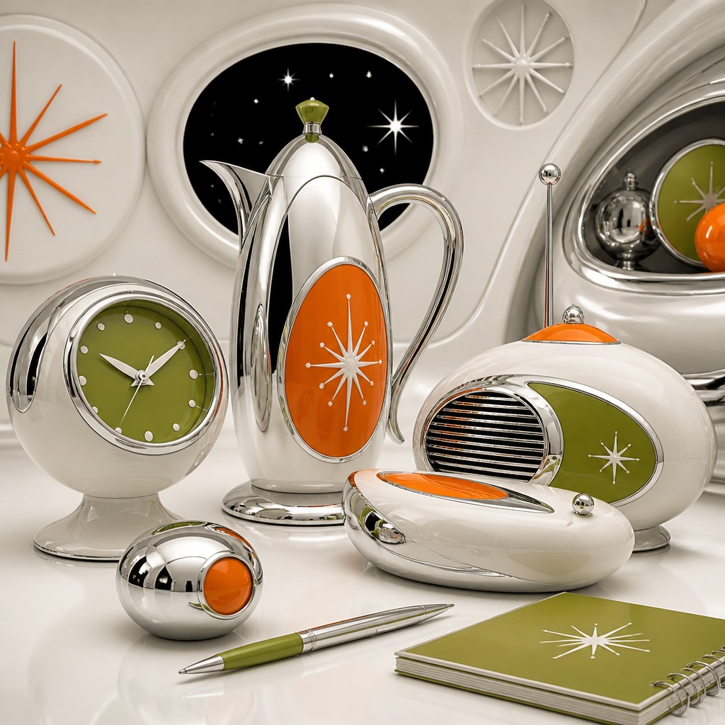 still life with everyday objects — Space Age Aesthetic